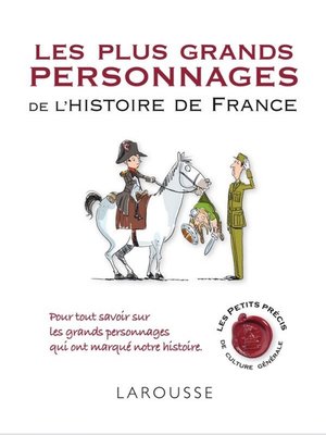 cover image of Les plus grands personnages de l'histoire de France